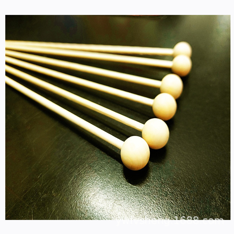Supply dessert diy cake lollipop cotton candy wooden stick with wooden beads round ball candy stick coffee stick