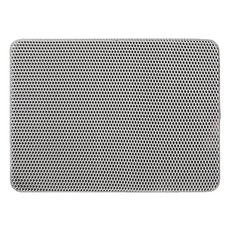 Cat Litter Mat Double-Layer Extra Large Anti-Bring Out Cat Litter Box Mat Filter Anti-Splash Leakage Sand Control Mat Cat Supplies